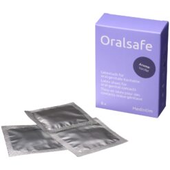 Medintim Oralsafe Latex Slikkelapper med Vanilje Smag 8 stk - Nude